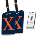 Initials Bag tag X  [pack 2]